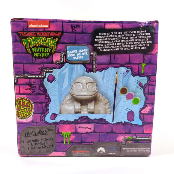 Teenage Mutant Ninja Turtles Donatello Donnie Paint Your Own Statue Vinyl Figure - Picture 3 of 6